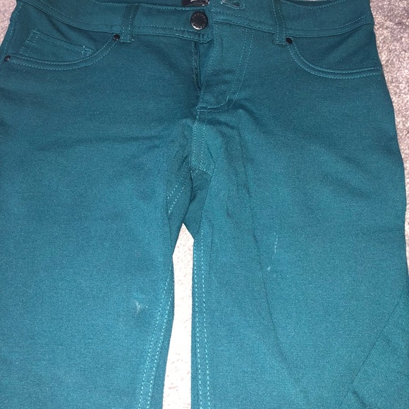Teal Jeggings - Picture 2 of 6